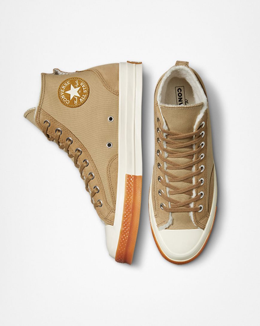 Tenisky Vysoke Converse Chuck 70 Podsite Colorblock Damske Hnedožltý | SK LFNWS3